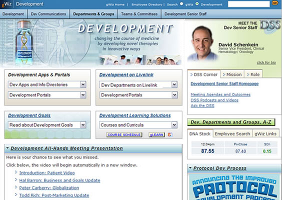 Genentech's Development Portal